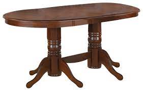 Add up to 13 center leaves to prepare for gatherings with the buena vista double pedestal table. In Stock Vancouver Oval Double Pedestal Dining Room Table 17 Butterfly Leaf Traditional Dining Tables By Bisonoffice Houzz