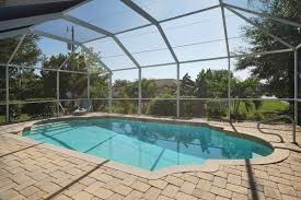 Villa Sunshine Pool View Area Cape Coral Outdoor Pool Area Garden Tub Cape Coral Florida