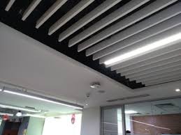 In simple terms, a false ceiling is a fitted ceiling that hangs below the original ceiling of a room or home. False Ceiling Types Of False Ceiling Panels Or Ceiling Tiles Commonly Used In India And Their Applications The Economic Times