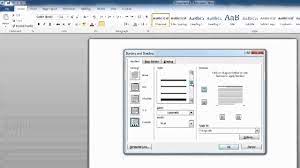 How To Do A Top Border On Microsoft Word Using Ms Word Youtube