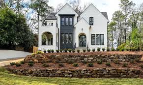 Painted white brick black trim. White Brick House White Brick Homes And Painted Brick
