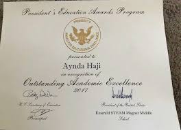 The president's volunteer service award recognizes united states citizens and lawfully admitted along with the ultimate honor of presidential recognition, recipients will receive a personalized certificate, an official memento and a congratulatory letter from the president of the united states. Kurdish Girl In Us Receives Prestigious President S Education Award