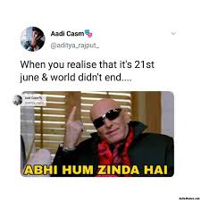 Every single wetherspoons at 10am on 21st june pic.twitter.com/syaicoyofy. When You Realise That Its 21st June And World Didnt End Abhi Hum Zinda Hai Meme Indiamemes Com