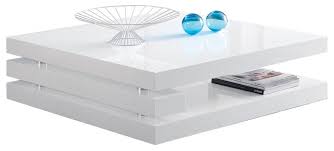Retrouvez la sélection de tables basses pour le salon : Table Basse Carree 100x100 En Mdf Laque Coloris Blanc Table Basse Design Table Basse Salon