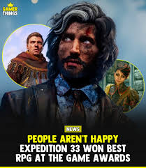 People aren't happy that Expedition 33 won Best RPG at this year's Game  Awards, people are arguing that Kingdom Come: Deliverance 2 should have won  the award 🏅