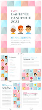 how to write an employee handbook examples tips venngage