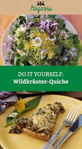 Rezept Fur Eine Vegetarische Wildkrauter Quiche Rezepte Essen Und Trinken Kochrezepte