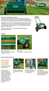 Start date feb 22, 2012. Scotts 25 Lbs 10 000 Sq Ft Turf Builder Classic Drop Spreader For Seed And Fertilizer 76565 The Home Depot