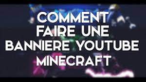 Le portail boursorama.com compte plus de 30 millions de visites mensuelles et plus de 290 millions de pages vues par mois, en moyenne. Tutoriel Comment Faire Une Banniere Youtube Minecraft Le Personnage Youtube