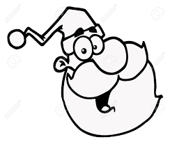 We know that you'll be very happy browsing the many hundreds of images. Coloring Page Outline Of A Santa Face Smiling Facing Right Royalty Free Cliparts Vectors And Stock Illustration Image 7849261