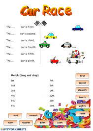 Ordinal Numbers Online And Pdf Exercise Ordinal Numbers Number Worksheets English As A Second Language