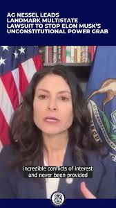 Yesterday, Attorney General Dana Nessel led a coalition of 14 states in  filing a lawsuit challenging the unlawful delegation of executive power to  Elon Musk., Learn more ➡️ ...