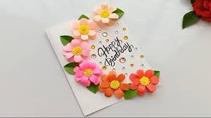 This spring diy greeting card is vibrant and has so much interest! How To Make Special Birthday Card For Best Friend Diy Gift Idea Youtube