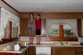 faux tin tile ceiling reveal