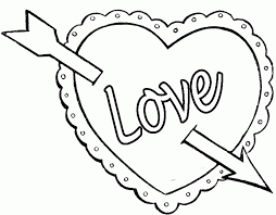 Landscape with rainbow and cute smiling sun. Valentine Heart Coloring Pages Coloring Home