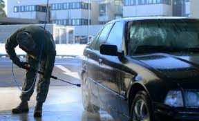 Everything was done without water. Spangdahlem Opens Self Service Carwash