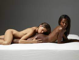 Interracial naked