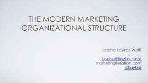 Modern Marketing Organizational Structure Kaykas Jascha