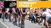 Det kan umiddelbart virke underligt, at man vælger at starte løbet med mindst muligt brag og betydning. Summary Stage 2 Tour De France 2018 Youtube