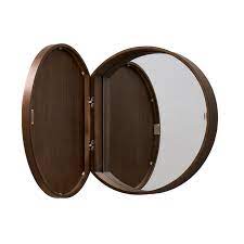Makeup table and stool with mirror and lights for bedroom. Solid Wood Bathroom Mirror Cabinet Bathroom Round Hidden Mirror Box Wall Mounted Bathroom Mirror Cabinet Anti Fog Bath Mirrors Aliexpress