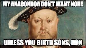Anaconda Henry The Viii Style Funny Stuff History Jokes History Humor History Nerd
