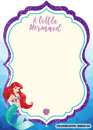 Free Printable Mermaid Baby Shower Invitation Templates Drevio Mermaid Baby Shower Invitations Mermaid Birthday Invitations Mermaid Birthday Party Invitations