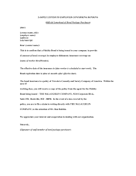 Sample letter insurance company requesting coverage and grammar, not life threatening, contact number and assistance. Sample Letter To Employer Confirming Bonding