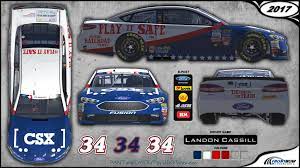 Monster energy announced on thursday it will become the premier series sponsor for nascar in 2017. Cup 34 Landoncassill Csx Play It Safe Patriotic 2017 By Udo Washeim Trading Paints