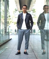 leather jacket t shirt loafers メンズファッションスタイル 40代 ファッション メンズ 秋 ファッション メンズ