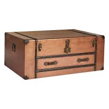 387.19 kb, 1024 x 768. Aviator Vintage Style Copper Storage Trunk Box Toy Clothes Chest Coffeetable