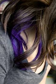Purple Streak Purple Hair Streaks Hair Color Underneath Hair Streaks