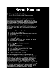 Maybe you would like to learn more about one of these? Handout Kd 3 5 Serat Buatan Pdf