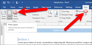 If print layout isn't already highlighted, click it now. How To Show And Hide The Rulers In Microsoft Word