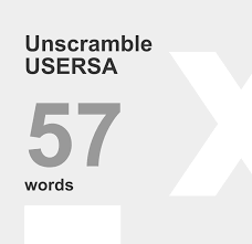 Á… Unscramble Usersa 57 Words Unscrambled From Letters Usersa