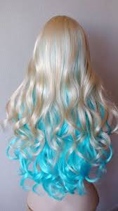 Blond or fair hair is a hair color characterized by low levels of the dark pigment eumelanin. 10 Blonde Hair With Blue Highlights Ideas Hair Hair Styles Dyed Hair