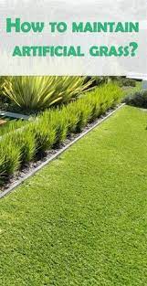 How Do You Maintain Artificial Grass In 2020 Fake Grass Backyard Turf Backyard Artificial Grass