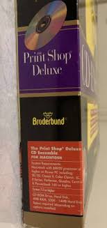 Vintage Broderbund - The Print Shop For Mac Version 2 Software Mackiev Mac  Os X | Ebay