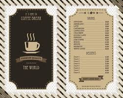 Download Cafe Menu Coffee Shop Menu Menu Template Design Menu Design Png And Vector Cafe Menu Coffee Shop Menu Menu Design