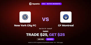 New York City FC vs CF Montreal: Kalshi Promo Code & $25 Bonus