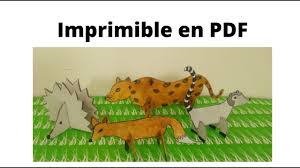 Imagenes de tapitas para recortar. Animales De La Selva Misionera Para Recortar Y Armar Plastica En La Escuela