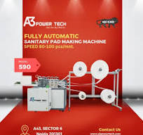Sanitary Napkin Making Machine - High Speed Sanitary Napkin ...