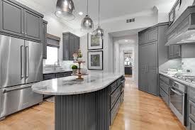 This transitional white kitchen design is a great example of combining classic and modern aesthetics. Gray And White Modern Kitchen High Quality Architecture Stock Photos Creative Market