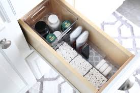The functional storage works as a medicine cabinet without having to be inset between wall studs. Master Bathroom Organization Ideas And Updates Abby Lawson