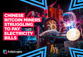 The country has been having massive issues with coal prices soaring across the mainland, as the chinese government hasn't been allowing coal carriers into ports. Chinese Bitcoin Miners Struggling To Pay Electricity Bills