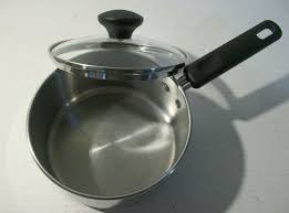 Farberware 1 1 2 Qt Impact Bonded Stainless Steel Sauce Pan With Glass Lid Farberware Farberware Saucepan Pan
