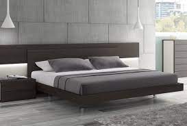 If you have lumber and tools in garage, you can put your platform. J M Maia King Platform Bed In Light Grey And Wenge 17867221 K