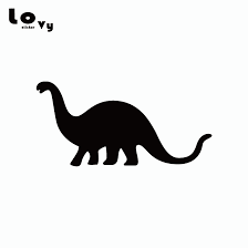 Brontosaurus Dinosaur Vinyl Wall Sticker Creative Cartoon Animal Silhouette Wall Decal For Kid S Rooms Home Decor Wa0371 Wall Stickers Aliexpress Download a free preview or high quality adobe illustrator ai, eps, pdf and high resolution jpeg versions. cartoon animal silhouette wall decal