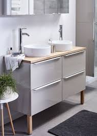 Castorama Goodhome Salledebains Amenagement Tendancedeco Inspiration Decoration Idees Meuble Sous Vasque Design Salle D Eau Double Vasque Salle De Bain