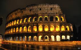 Rome italy colosseum light night hdr wallpaper and background. Rome Colosseum Wallpaper Beautiful Place