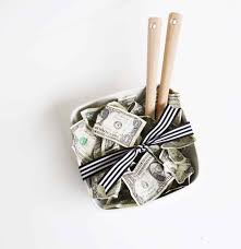 Great ideas for last minute christmas gifts. Green Salad Money Gift Idea Pretty Providence